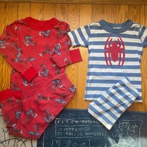 2 Hanna Andersson 4T Spider-Man pajamas
